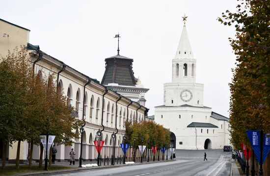 Preparations for the 16th BRICS Summit in Kazan. The 16th BRICS Summit will be held in Kazan on October 22-24. Location: Russia, Republic of Tatarstan, Kazan. Author: Vladimir Astapkovich. Preparations for 16th BRICS Summit in Kazan